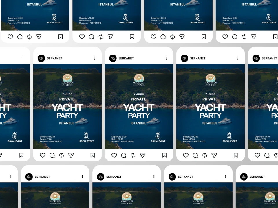 Yacht Party Social Posts